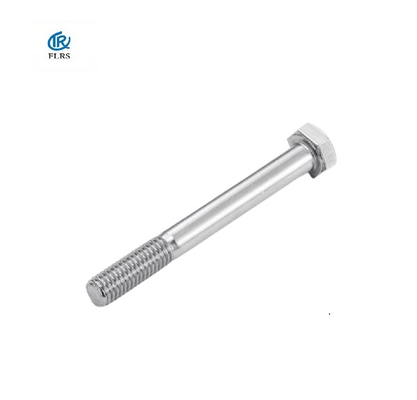 주문 DIN931 / A2-70 스테인레스 강 6각 머리 볼트 판판한 표면 6 각 머리 나사 online manufacture