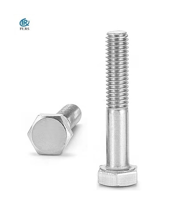 주문 스테인레스 강 6각 머리 볼트 반 스레드 DIN931 / M10 online manufacture