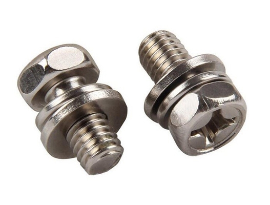 주문 ASME 표준 크로스 렉세스 소켓 헥스 헤드 볼트 스프링 워셔 및 평면 워셔 조립 장치 online manufacture