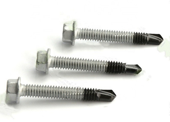 주문 결합 된 세탁기 자기 뚫기 나사 스테인리스 스틸 304/316 및 SCM435 재료 헥스곤 헤드 online manufacture