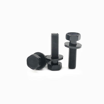 주문 GR10.9 검은 표면 헥사곤 헤드 볼트 및 평면 세척기 조립품 online manufacture