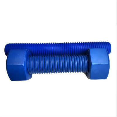 구입하다 A193 B7 / A194 2H PTFE 코팅 양단 볼트 (해양 석유화학 고압 고온용) 온라인 제조