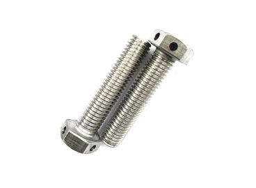 주문 SS304 SS316 패시베이트된 육각 헤드 볼트는 완전히 와이어 구멍으로 빠져 나아갔습니다 online manufacture