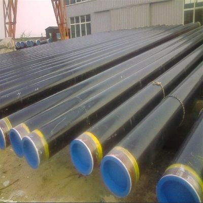 주문 검은 색칠한 ASTM A53 벌림끝 전기 저항 용접법 전기 용융 용접 강관 online manufacture