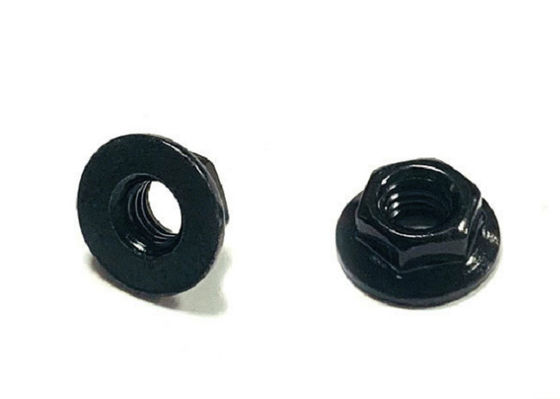 주문 M20 DIN6923 탄소강 마법 플랜지 너트 검은 아연도금 online manufacture
