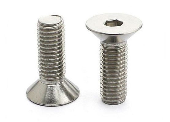 주문 스테인리스 알렌 운전사 편평한 머리 나사 DIN7991/육 소켓 접시머리 머리 작은 나사 online manufacture