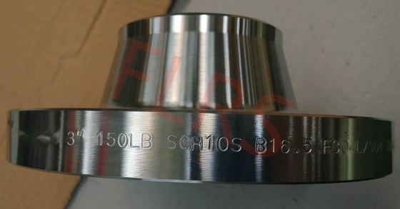 목 스테인리스강관 플랜지 SCH10S 3 인치를 용접하는 A182 F304 부낸표면 / 304L명