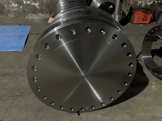 ASTM A105N 위조 탄소 강철 블라인드 플랜지 ASME B16에 따라 올려진 얼굴5