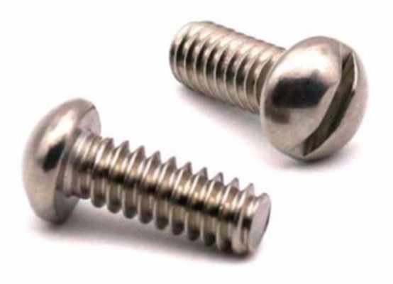 ASME/ANSI B 18.6.3 / QJ2837 전체 가닥 덮개와 함께 슬롯 원 헤드 볼트 / 기계 나사