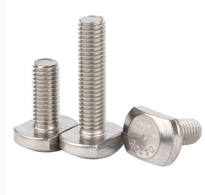 GB37 스테인리스 스틸 304/316 T-bolts for T-shaped Channel / T-shaped Clamp Screws Photovoltaic