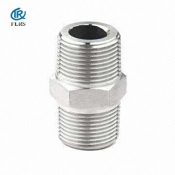 ASME B16.11 탄소강 Npt는 육각형 젖꼭지에 실을 뀄습니다